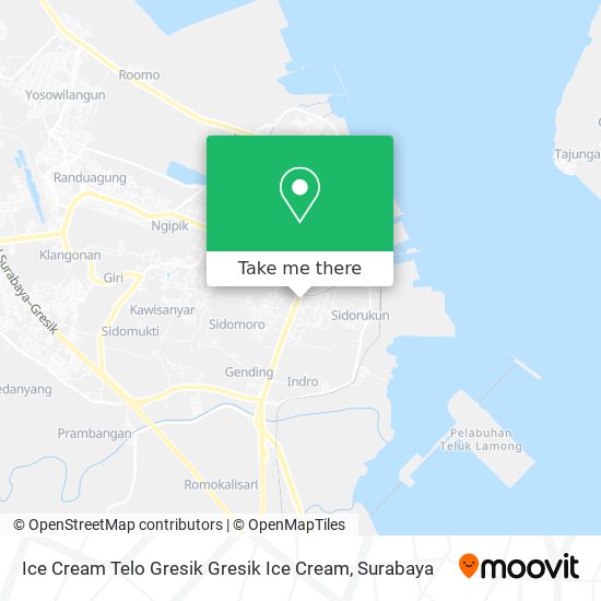 Ice Cream Telo Gresik Gresik Ice Cream map