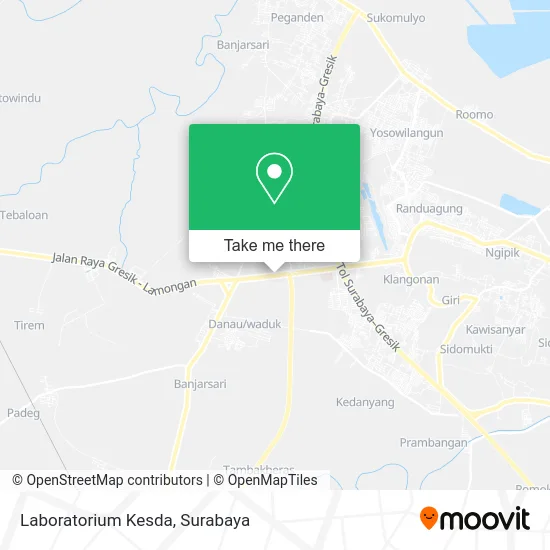 Laboratorium Kesda map