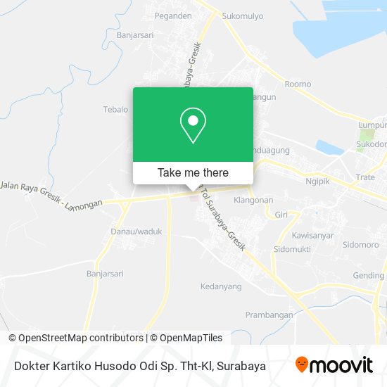 Dokter Kartiko Husodo Odi Sp. Tht-Kl map