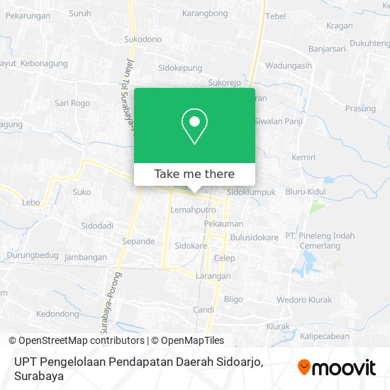 UPT Pengelolaan Pendapatan Daerah Sidoarjo map