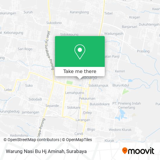 Warung Nasi Bu Hj Aminah map