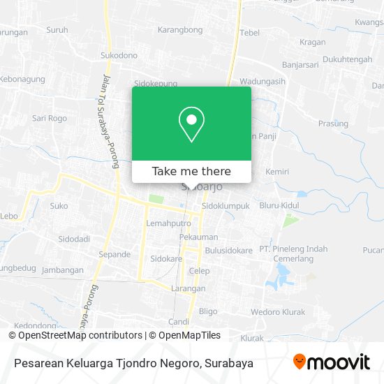 Pesarean Keluarga Tjondro Negoro map