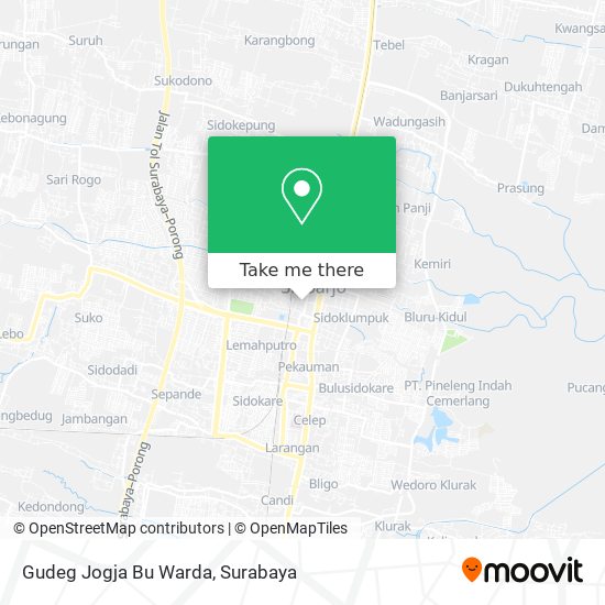 Gudeg Jogja Bu Warda map