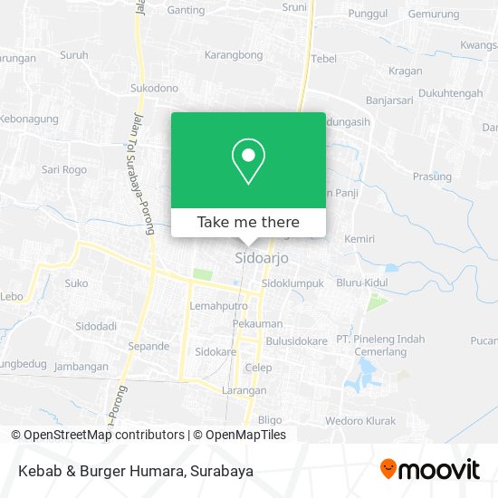 Kebab & Burger Humara map
