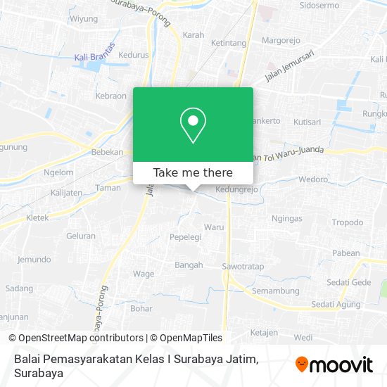 Balai Pemasyarakatan Kelas I Surabaya Jatim map