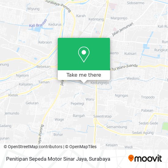 Penitipan Sepeda Motor Sinar Jaya map