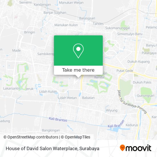 House of David Salon Waterplace map