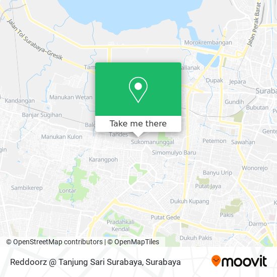 Reddoorz @ Tanjung Sari Surabaya map