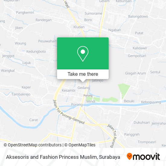 Aksesoris and Fashion Princess Muslim map