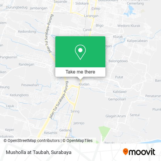 Musholla at Taubah map