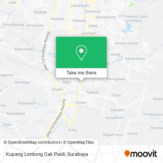 Kupang Lontong Cak Paidi map