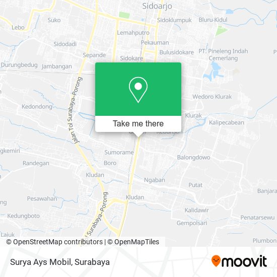 Surya Ays Mobil map