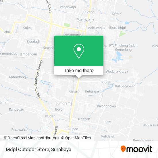 Mdpl Outdoor Store map