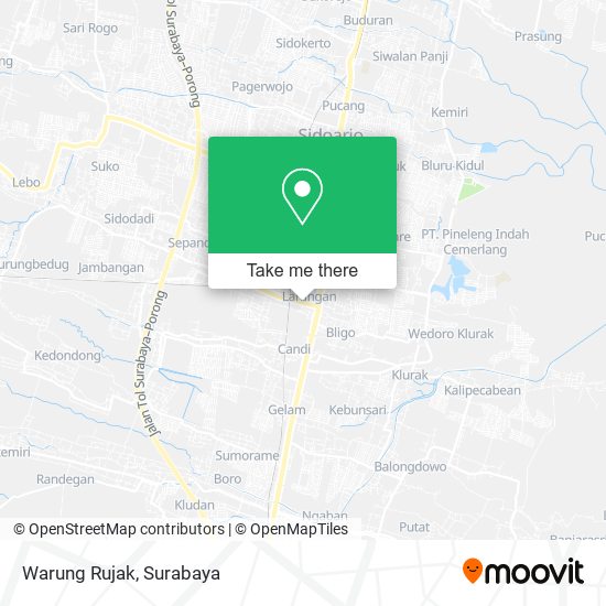 Warung Rujak map