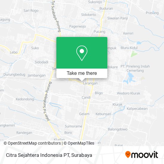 Citra Sejahtera Indonesia PT map