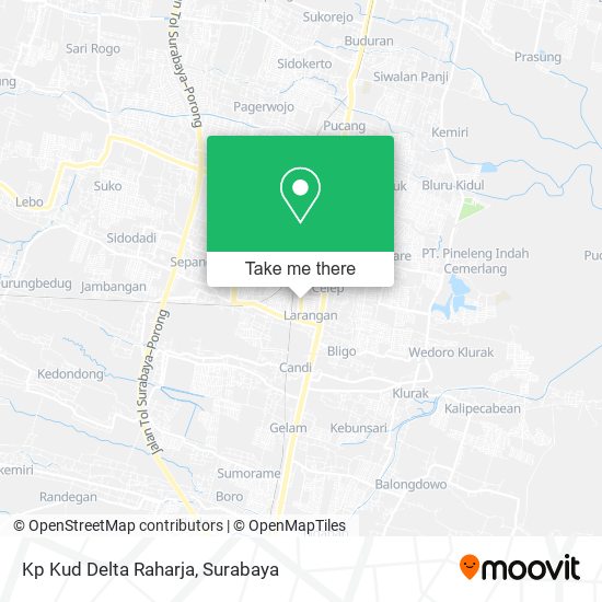 Kp Kud Delta Raharja map