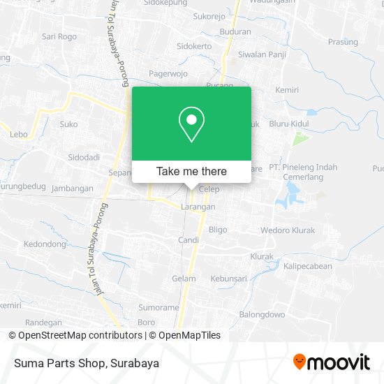 Suma Parts Shop map