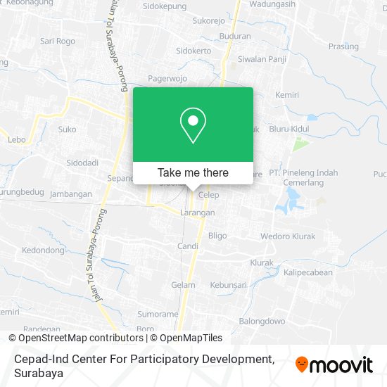 Cepad-Ind Center For Participatory Development map