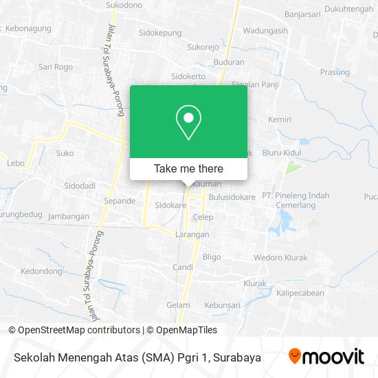 Sekolah Menengah Atas (SMA) Pgri 1 map