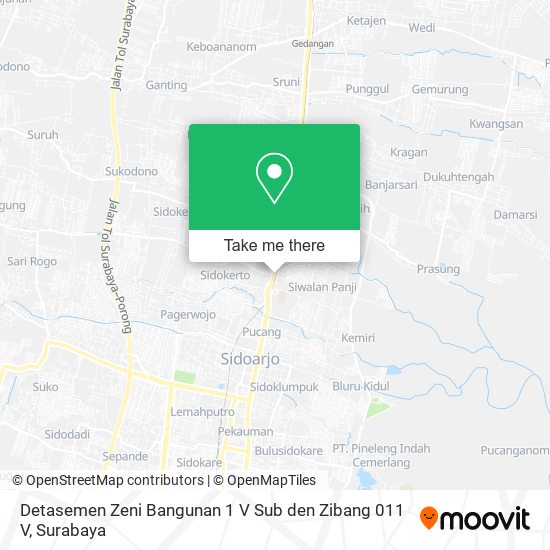 Detasemen Zeni Bangunan 1 V Sub den Zibang 011 V map