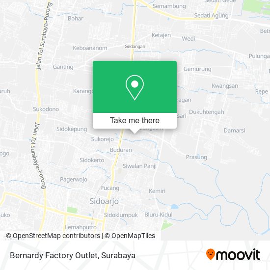 Bernardy Factory Outlet map