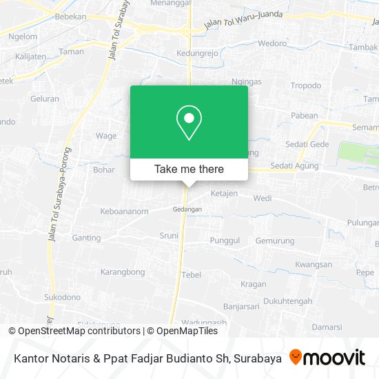 Kantor Notaris & Ppat Fadjar Budianto Sh map