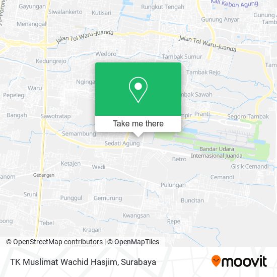 TK Muslimat Wachid Hasjim map