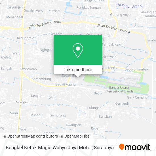 Bengkel Ketok Magic Wahyu Jaya Motor map