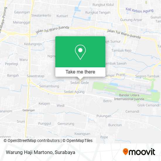 Warung Haji Martono map