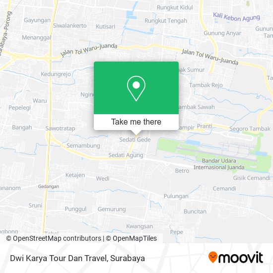 Dwi Karya Tour Dan Travel map