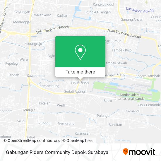 Gabungan Riders Community Depok map