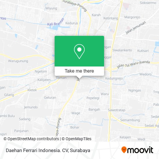 Daehan Ferrari Indonesia. CV map