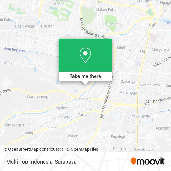 Multi Top Indonesia map