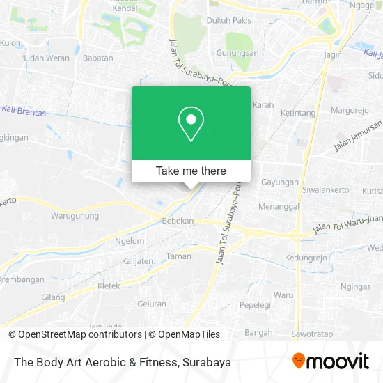 The Body Art Aerobic & Fitness map
