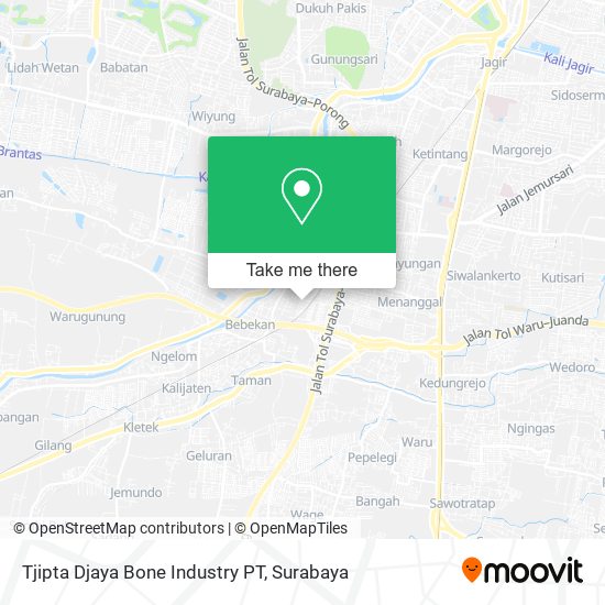Tjipta Djaya Bone Industry PT map