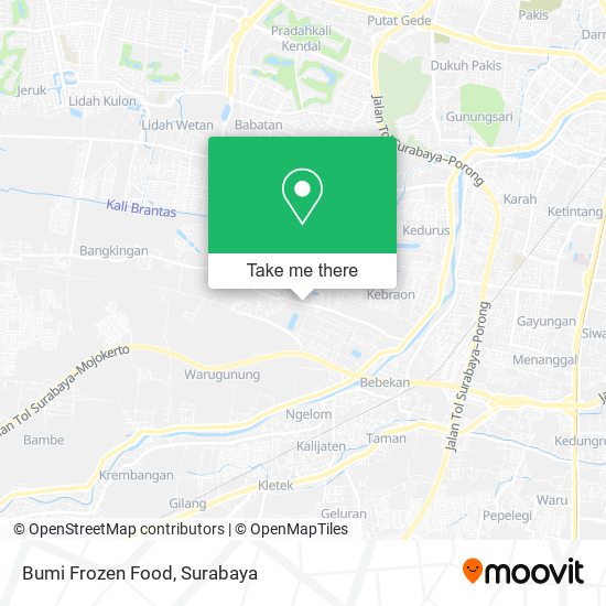 Bumi Frozen Food map