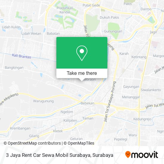 3 Jaya Rent Car Sewa Mobil Surabaya map