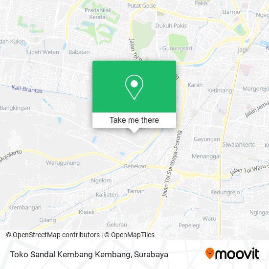 Toko Sandal Kembang Kembang map