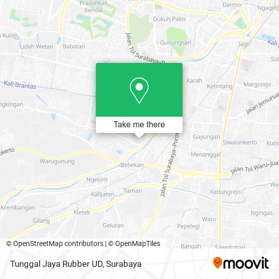 Tunggal Jaya Rubber UD map