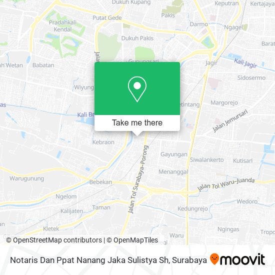 Notaris Dan Ppat Nanang Jaka Sulistya Sh map