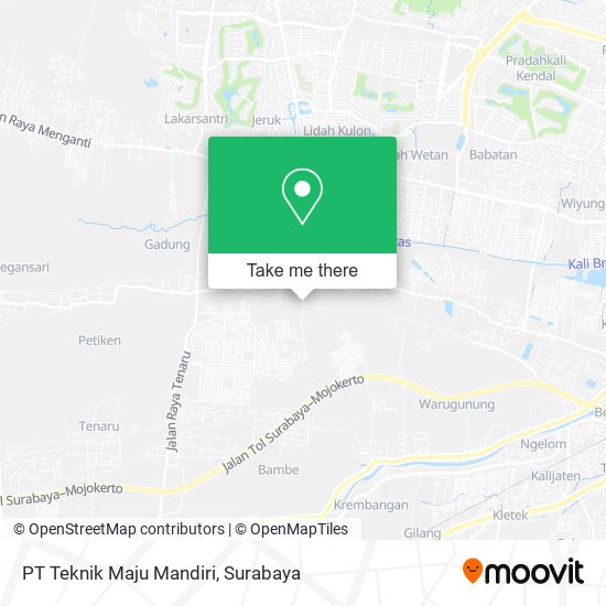 PT Teknik Maju Mandiri map