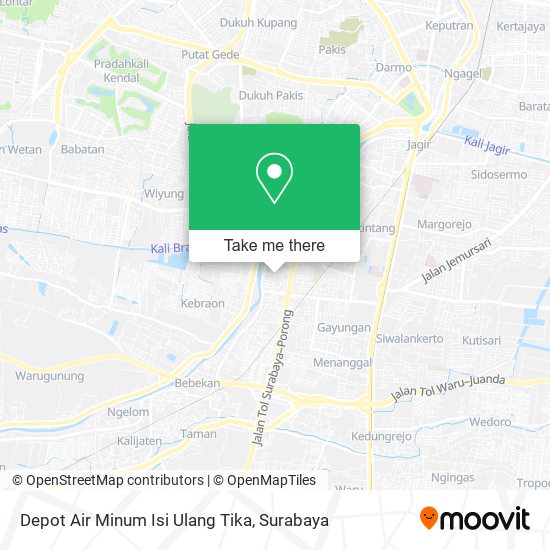 Depot Air Minum Isi Ulang Tika map