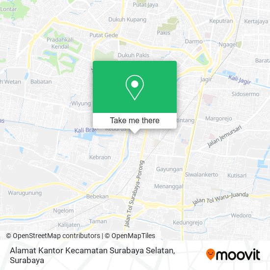 Alamat Kantor Kecamatan Surabaya Selatan map