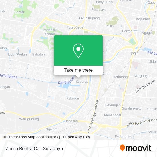 Zuma Rent a Car map