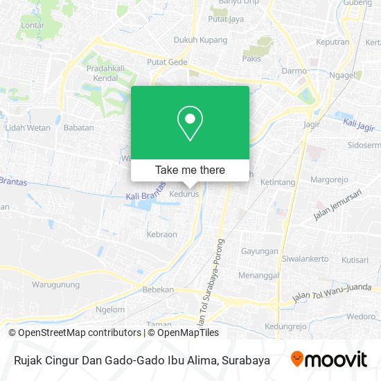 Rujak Cingur Dan Gado-Gado Ibu Alima map