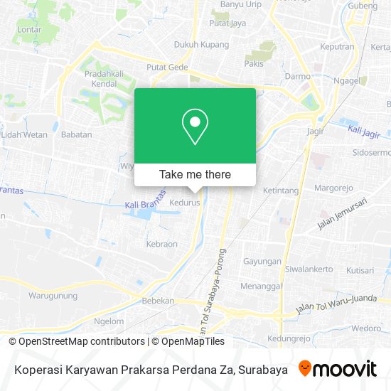 Koperasi Karyawan Prakarsa Perdana Za map