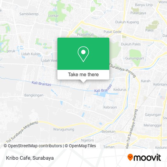 Kribo Cafe map