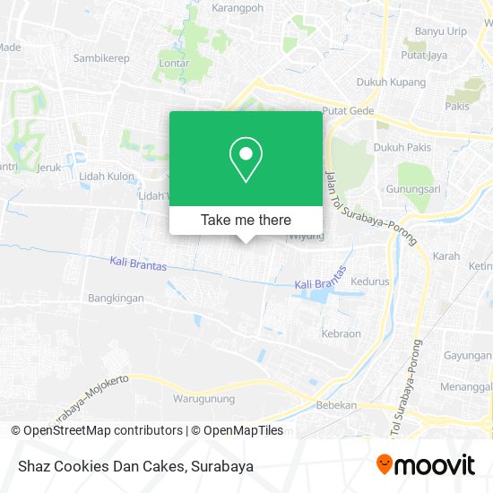 Shaz Cookies Dan Cakes map