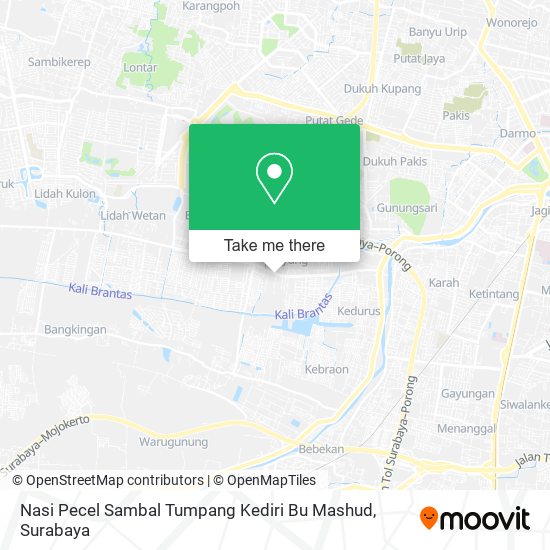 Nasi Pecel Sambal Tumpang Kediri Bu Mashud map