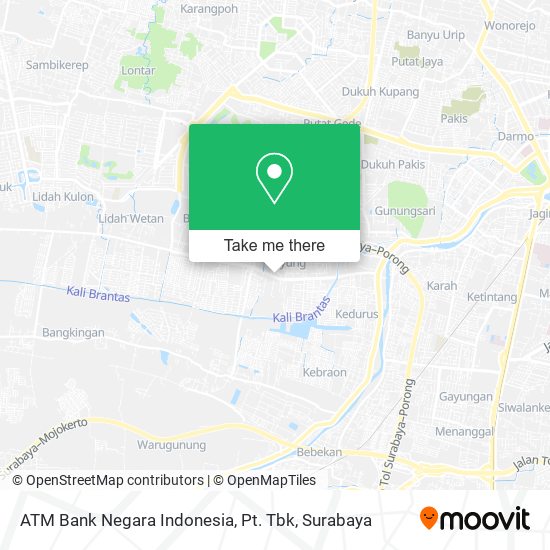 ATM Bank Negara Indonesia, Pt. Tbk map